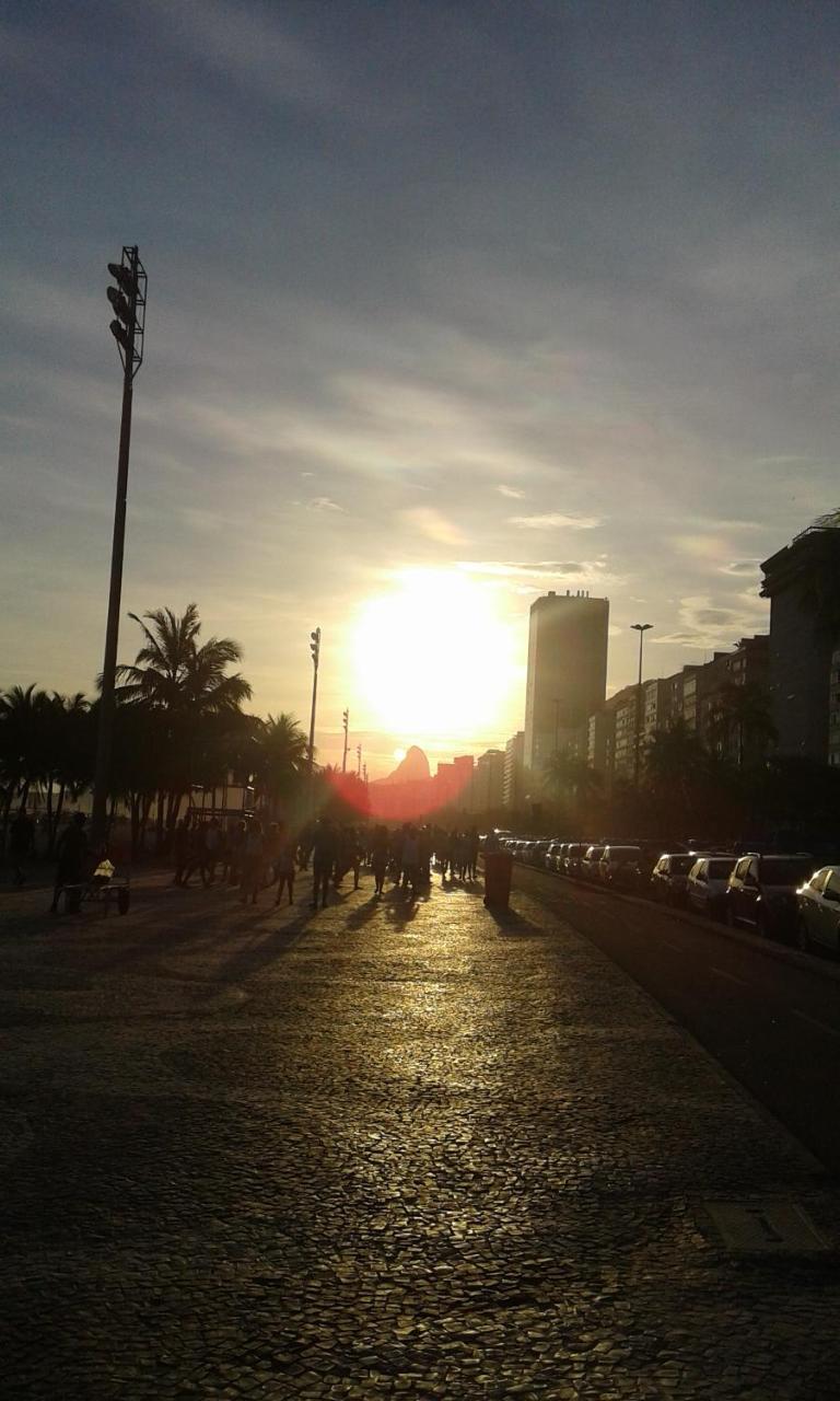Copacabana Uma Quadra Da Praia Rio de Janeiro Buitenkant foto